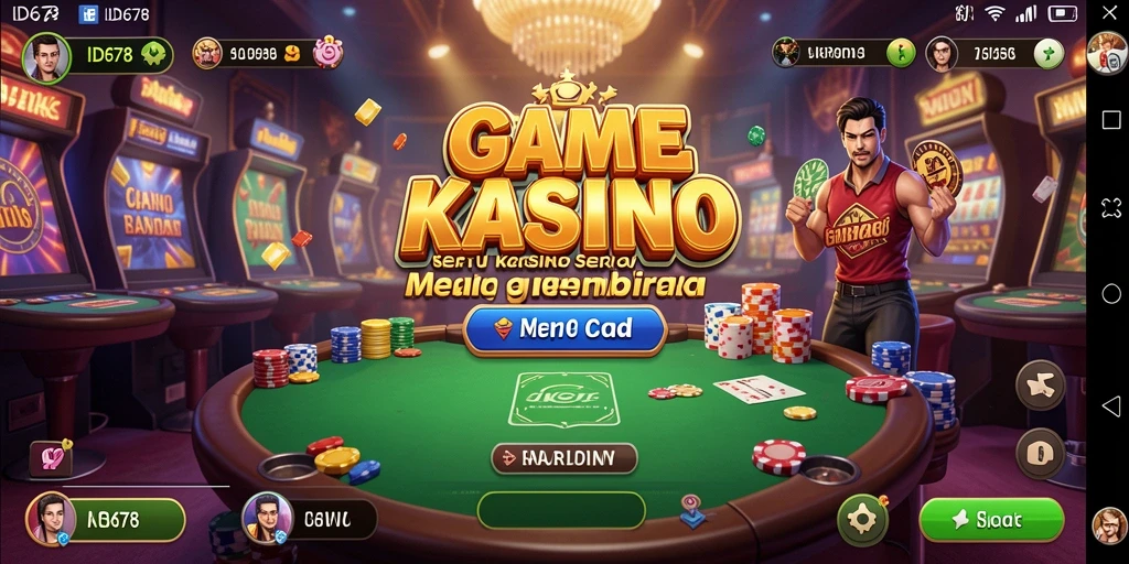 Tampilan gameplay menarik dari game Kasino ID678 dengan berbagai pilihan permainan.