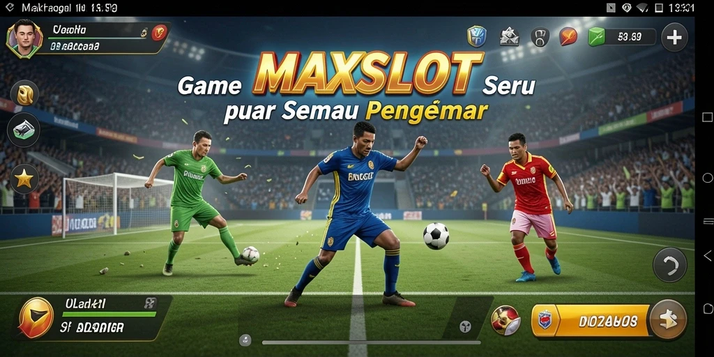 Tampilan gameplay <strong>MAXSLOT</strong> yang memukau dengan aksi olahraga yang intens.