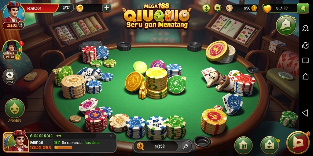 Gameplay QiuQiu yang menegangkan di MEGA188.