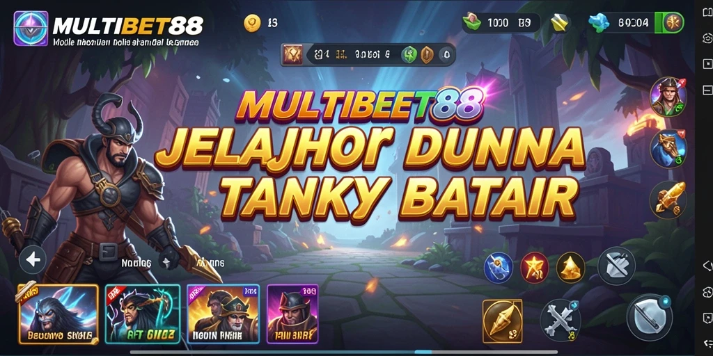 Gameplay MULTIBET88 yang menampilkan dunia yang luas dan penuh petualangan.