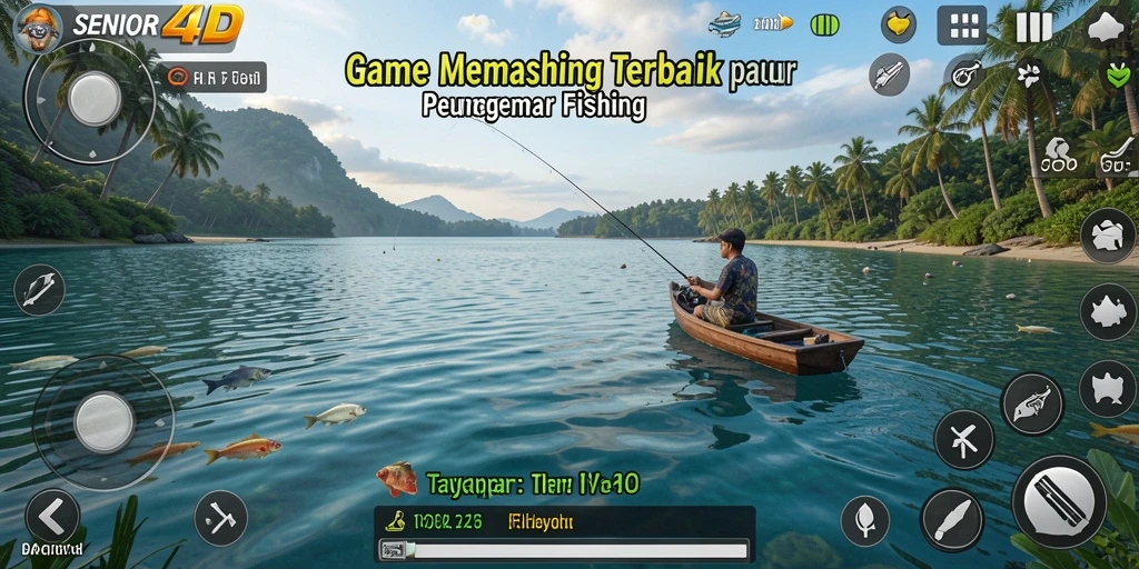 Tangkapan besar di gameplay SENIOR4D yang memukau.