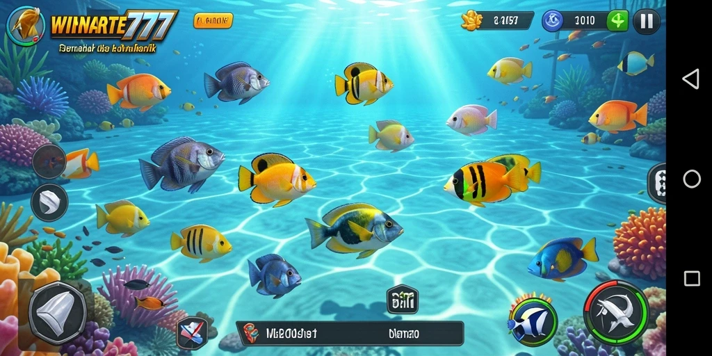 Tampilan menarik dari gameplay Tembak Ikan yang menantang.