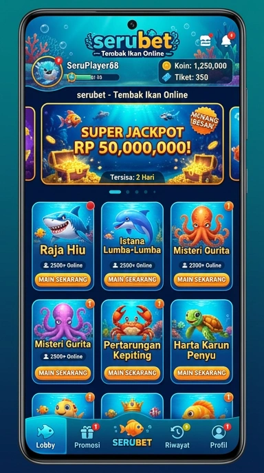 Tangkapan layar fitur aplikasi unggulan di serubet.